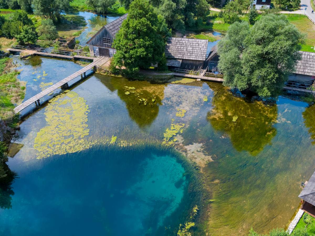 Majerovo vrilo - the source of Gacka river